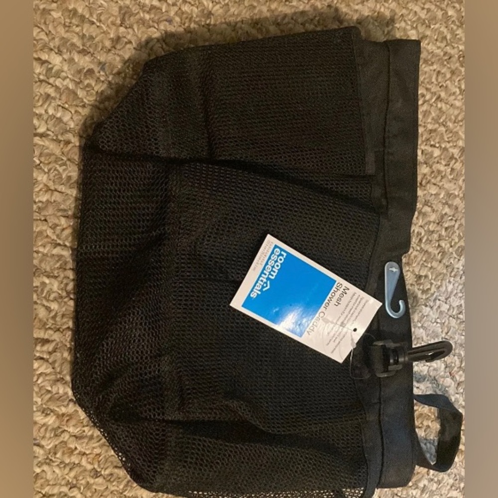Black Mesh Storage Bag